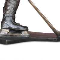Slapshot Ice Hockey Boy-Custom Bronze Statues & Fountains for Sale-Randolph Rose Collection