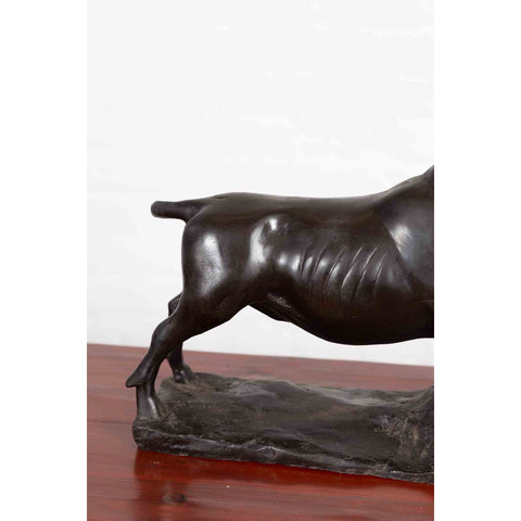 Bull Tabletop Statue