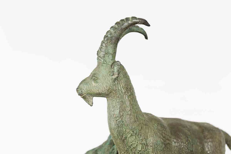 Bronze Family of Goats Tabletop Sculpture-Custom Bronze Statues & Fountains for Sale-Randolph Rose Collection