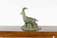 Bronze Family of Goats Tabletop Sculpture