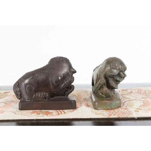 Pair of Mythical Foo Dogs