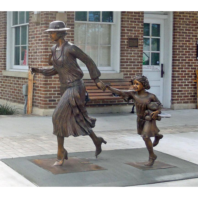 All Aboard Custom Bronze Train Statue Set | Randolph Rose Collection
