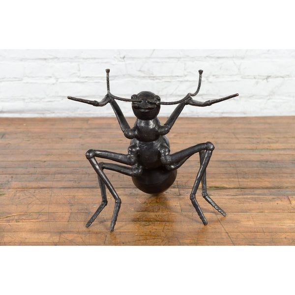 Contemporary Bronze Ant Table Base Statue | Randolph Rose Collection