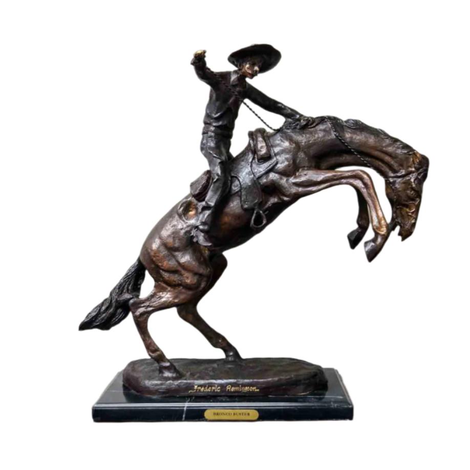 Frederic Remington Bronco Buster Statue | Randolph Rose Collection