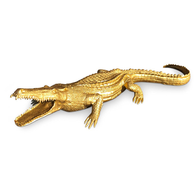 Gold Alligator Sculpture | Randolph Rose Collection