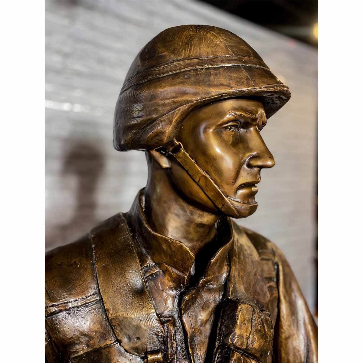 ✨実物✨ブラジル軍★空軍★メダル★守護聖人★ロレートの聖母 Bronze Desert Storm-Gulf War Patriotic Statue | Randolph Rose