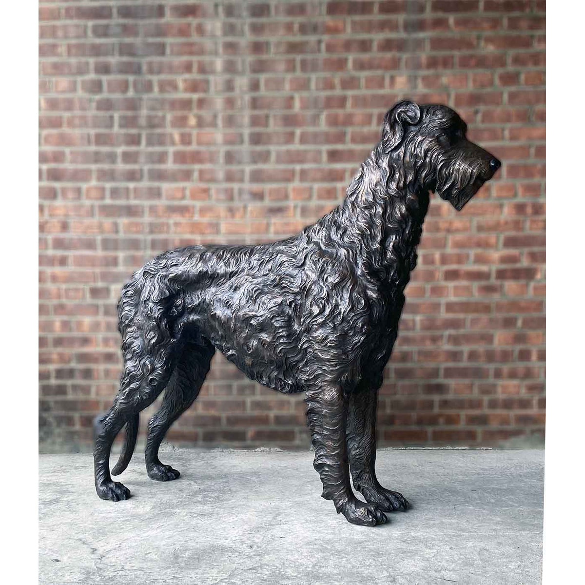 Custom Bronze Irish Wolfhound Dog Statue | Randolph Rose Collection