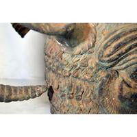 Vintage Style Bronze Rams Head-Custom Bronze Statues & Fountains for Sale-Randolph Rose Collection