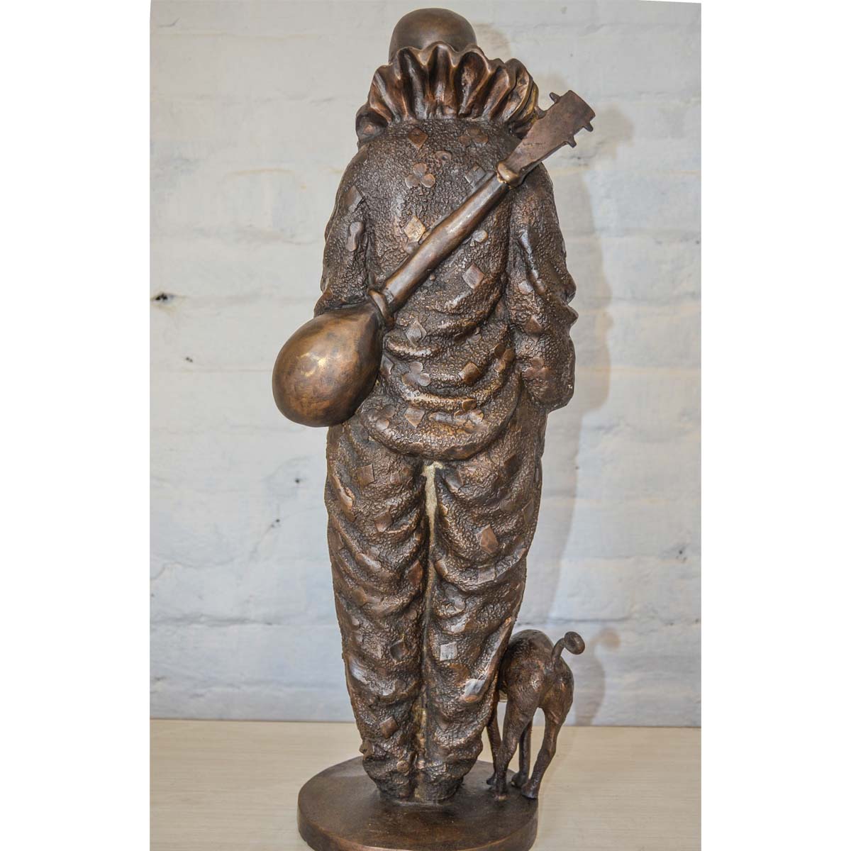 Bronze Clown and Cat Statuette | Randolph Rose Collection