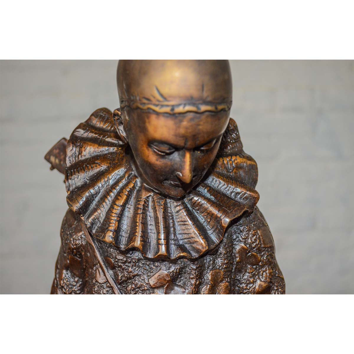 Bronze Clown and Dog Statuette | Randolph Rose Collection