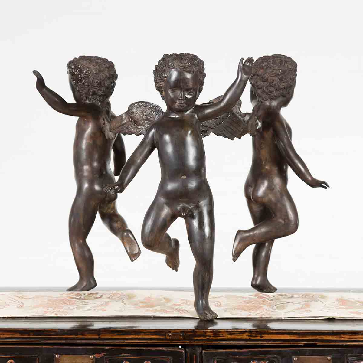 Vintage Cast Bronze Coffee Table Base | Randolph Rose Collection