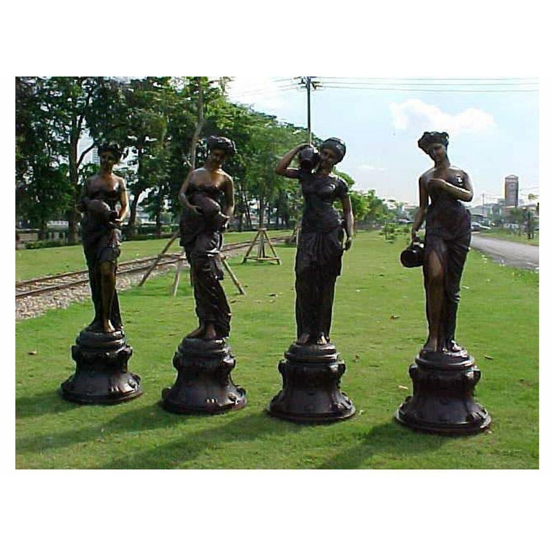 Four Classical Style Bronze Garden Statues | Randolph Rose Collection