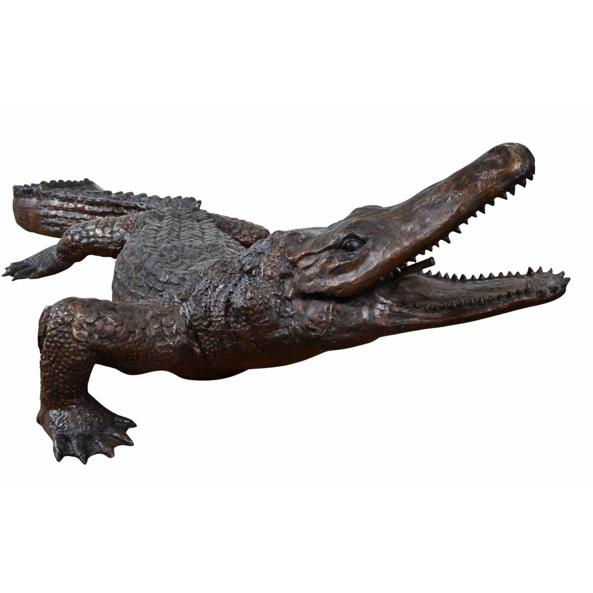 Life-size Bronze Alligator Statue | Randolph Rose Collection
