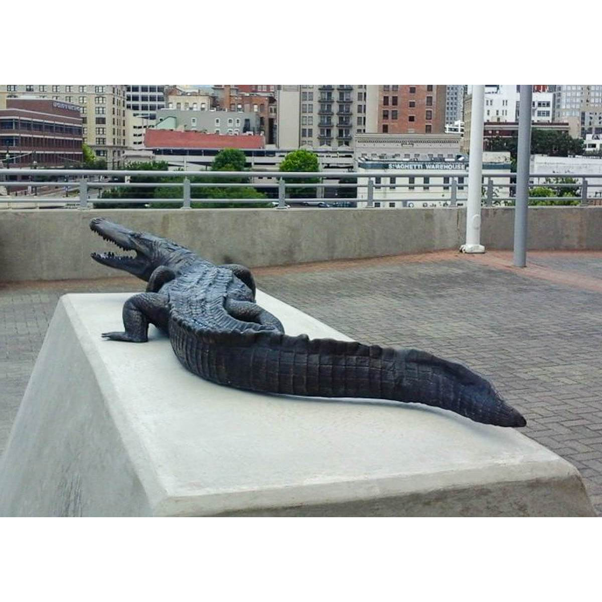 Life-size Bronze Alligator Statue | Randolph Rose Collection