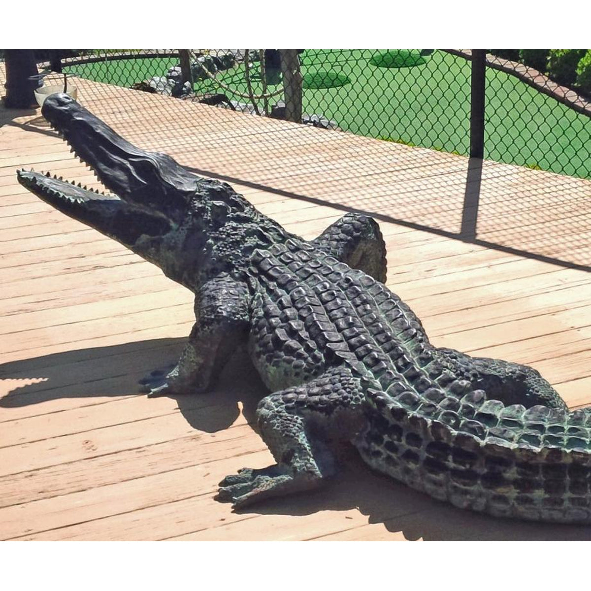 Life-size Bronze Alligator Statue | Randolph Rose Collection