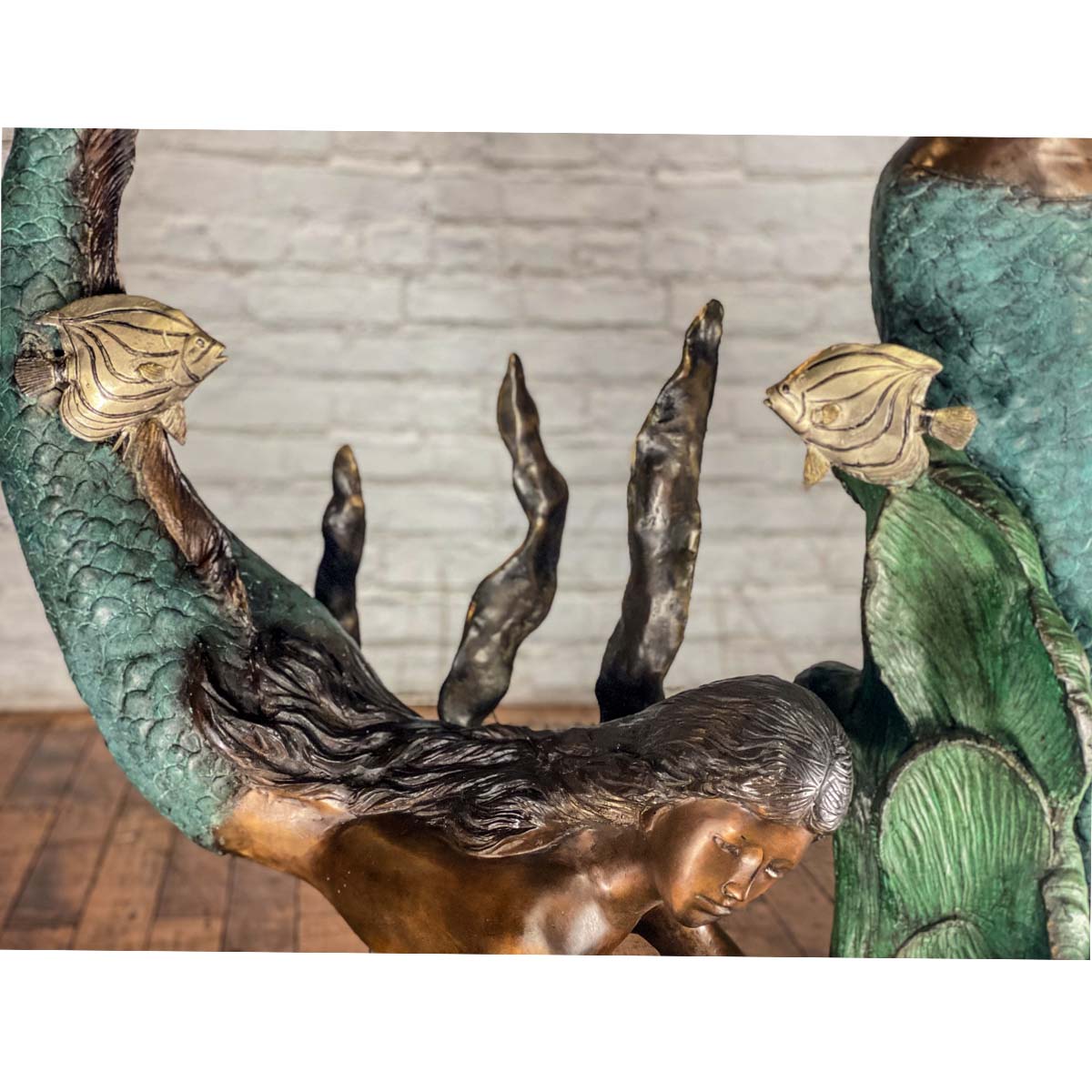 Mermaids Collecting Seashells Garden Fountain Statue | Randolph
