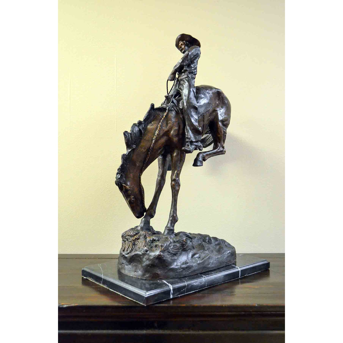 Outlaw Frederic Remington Cowboy Statue | Randolph Rose Collection