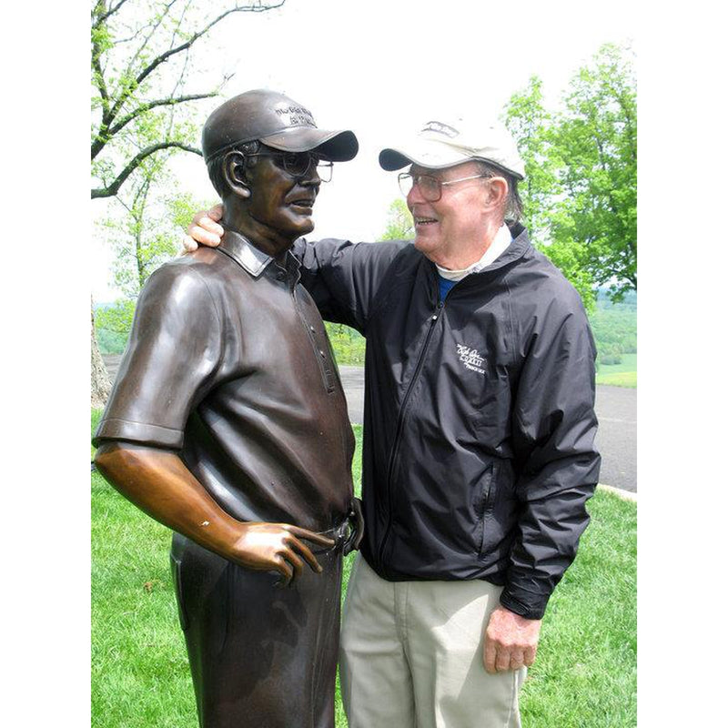 Custom Bronze Sculpture of Pete Dye in French Lick, Indiana