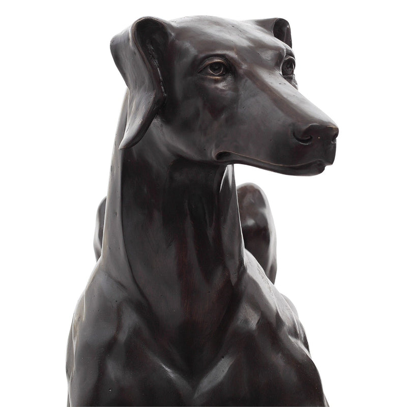 Bronze Whippet Dog Statues | Bronze Greyhound Dog Statues | Bronze Dog Sculpture