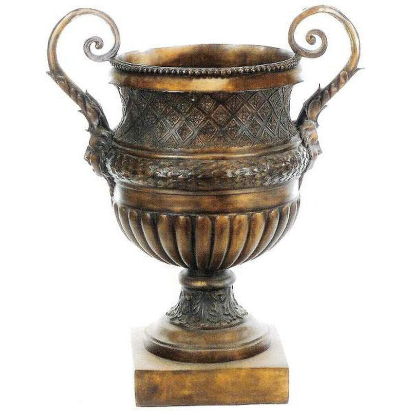 Bronze Urn for Outdoor Gardens and Decor