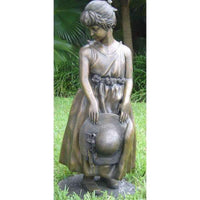 Savannah-Bronze Statue of Children Reading-Randolph Rose Collection-RG207