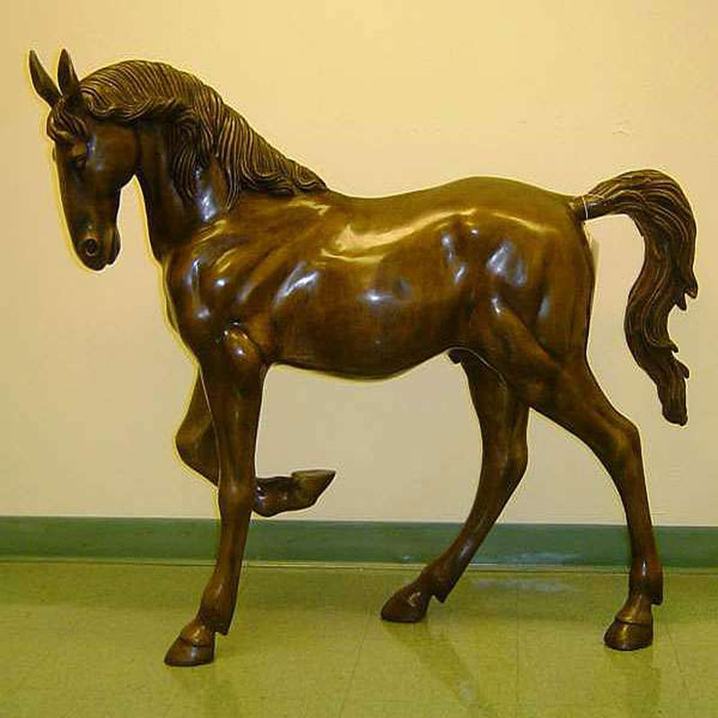 Bronze Pony Horse Statue Sculpture